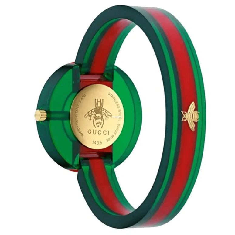 GUCCI,Other 35mm,35mm,Resin,Transparent,White,Quartz,Round,Transparent,YA143403