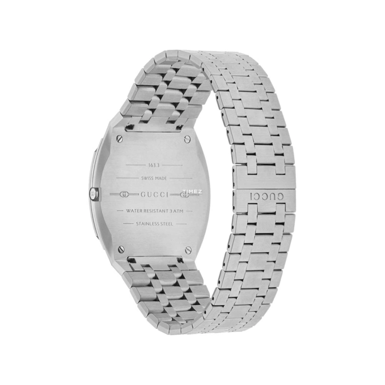 GUCCI,Gucci 25H 38mm,38mm,Stainless Steel,Blue,Quartz,Sapphire,Crystal Glass,Octagon,704376 I1600 8605