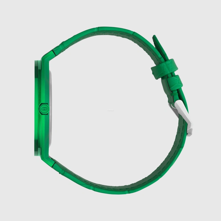 GUCCI,Gucci 25H 40mm,40mm,Aluminium,Green,Automatic,Sapphire,Crystal Glass,Other,750587 ID8A0 3020