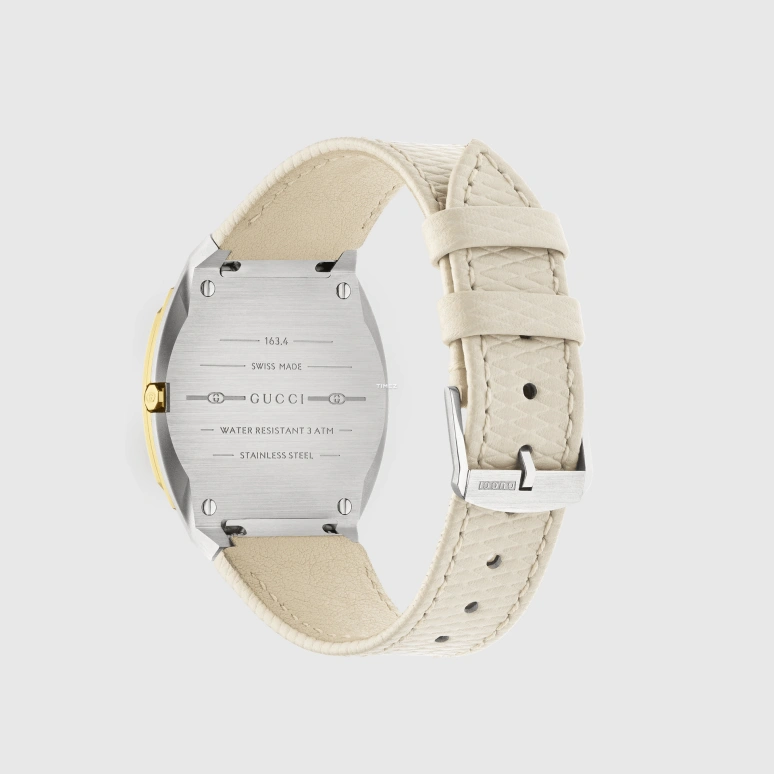 GUCCI,Gucci 25H 34mm,34mm,Stainless Steel,Yellow Gold,Gold,Quartz,Sapphire,Crystal Glass,Square,750604 IEDA0 8740