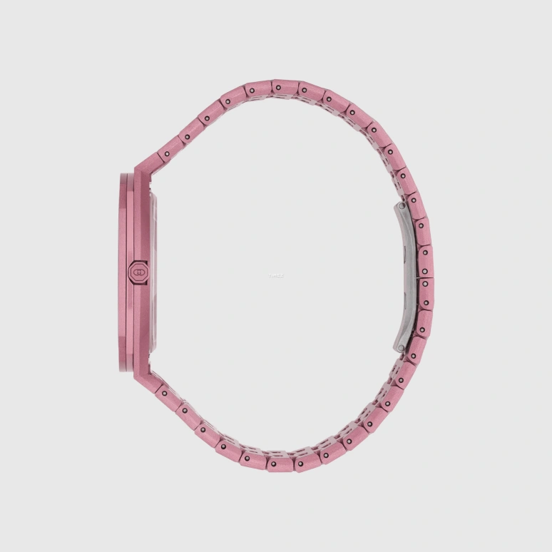 GUCCI,Gucci 25H 40mm,40mm,Aluminium,Pink,Automatic,Sapphire,Crystal Glass,Other,717879 J810A 9573