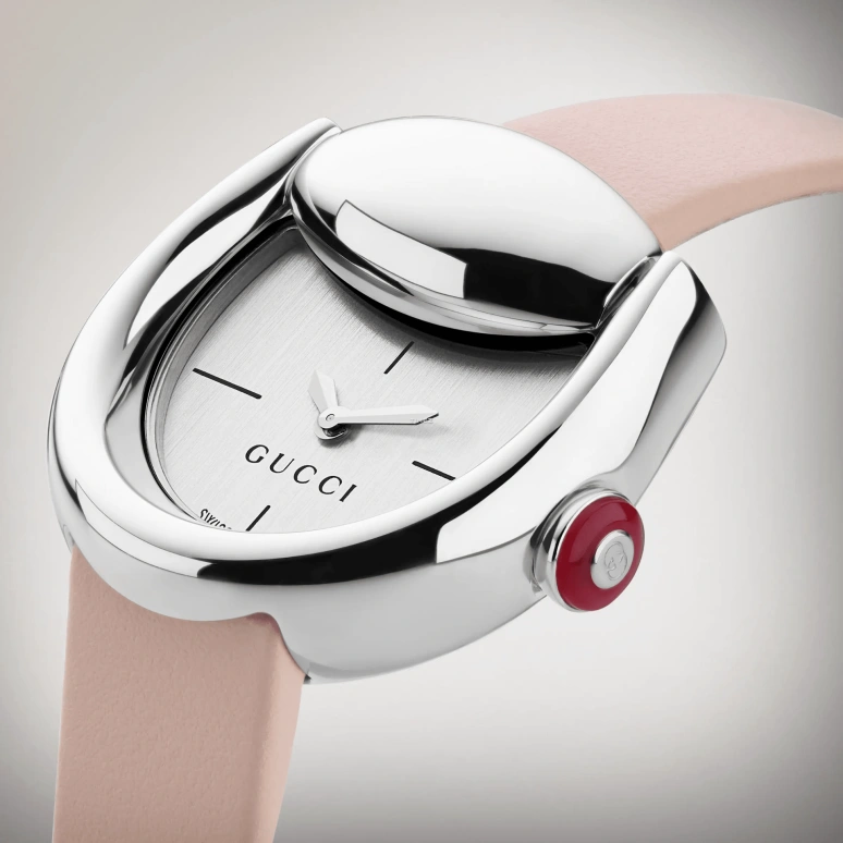 GUCCI,Horsebit 27x25mm,27x25mm,Stainless Steel,Silver,Quartz,Sapphire,Crystal Glass,Other,870472 I18G0 8638