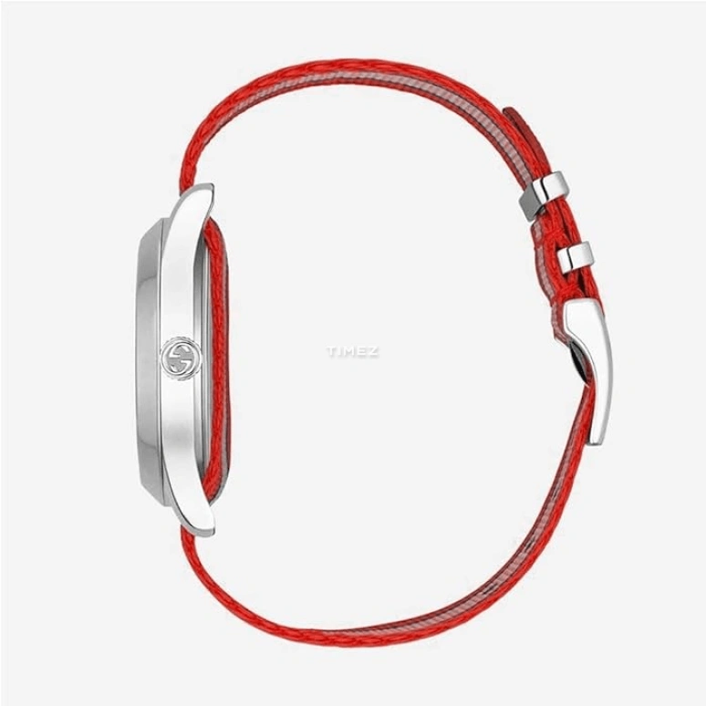 GUCCI,G-Timeless 38mm,38mm,Stainless Steel,Pink Red,Blue,Red,Quartz,Sapphire,Round,YA1264070