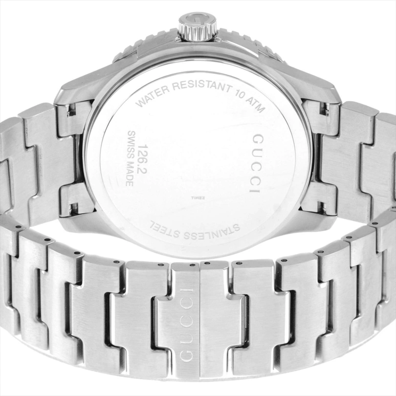 GUCCI,G-Timeless 44.50mm,44.50mm,Stainless Steel,White,Quartz,Day,Sapphire,YA126252