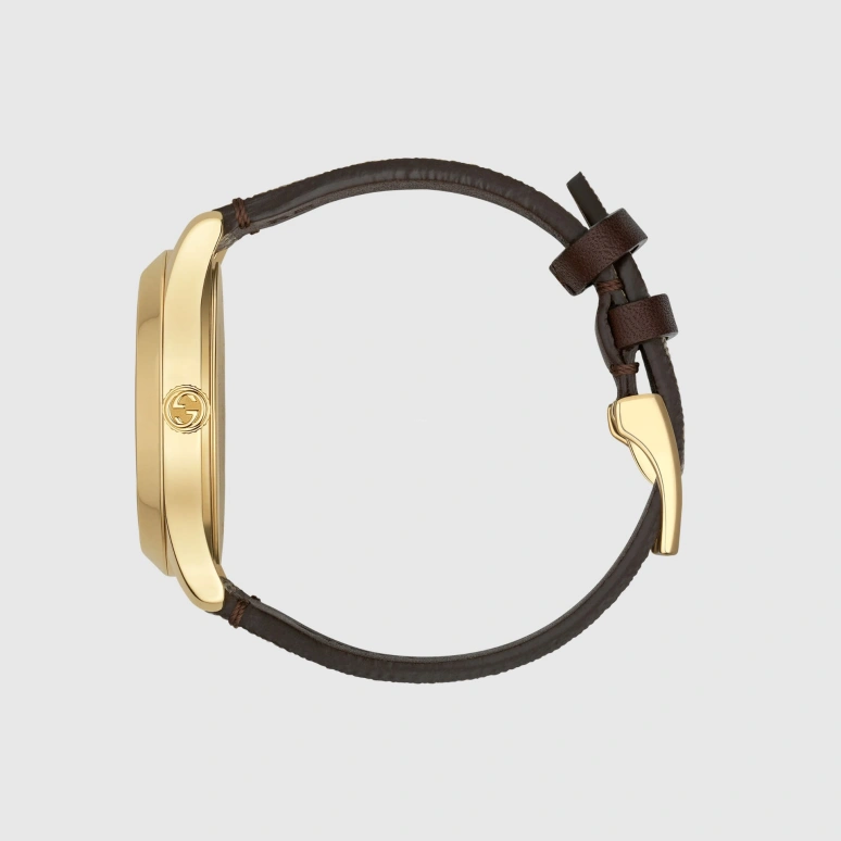 GUCCI,G-Timeless 38mm,38mm,Stainless Steel,Sapphire,Crystal Glass,Gold,Closed,YA1264068