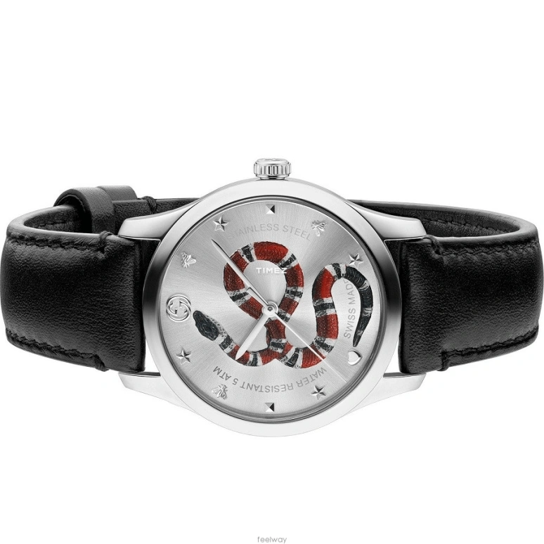 GUCCI,Gucci 38mm,38mm,Stainless Steel,Silver,Quartz,Sapphire,Glass,Round,YA1264137