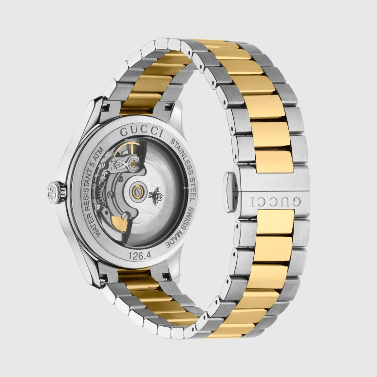 GUCCI,G-Timeless 38mm,38mm,Stainless Steel,Green,Automatic,Sapphire,Crystal Glass,Round,750462 ICAA0 8512