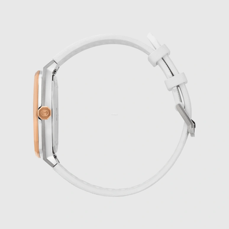 GUCCI,Gucci 25H 36mm,36mm,Stainless Steel,Silver,Quartz,Day,Sapphire,Crystal Glass,838735 IFBA0 8678