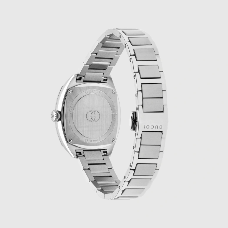 GUCCI,Interlocking 29mm,29mm,Stainless Steel,Black,Quartz,Sapphire,Crystal Glass,Cushion,830415 I16F0 9065