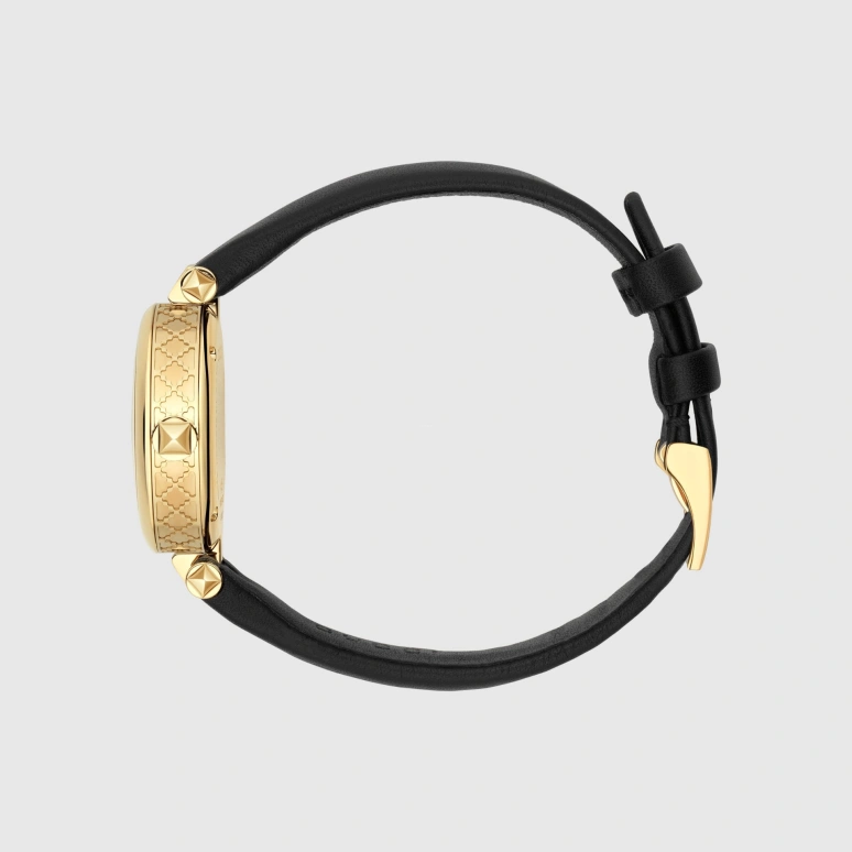 GUCCI,Diamantissima 27mm,27mm,Stainless Steel,Yellow Gold,White,Sapphire,Gold,YA141505