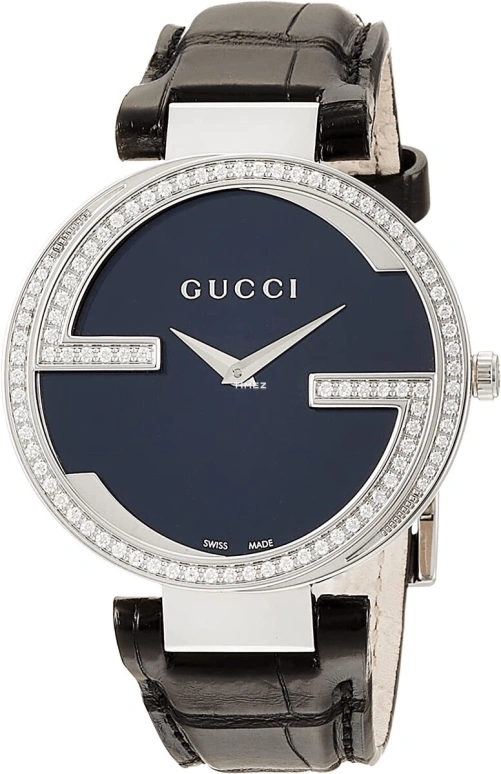 GUCCI,Gucci 37mm,37mm,Stainless Steel,Black,Quartz,Sapphire,Round,YA133306