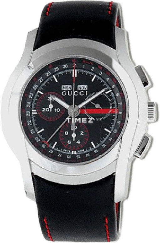 GUCCI,Gucci 42mm,42mm,Stainless Steel,Black,Quartz,YA055208