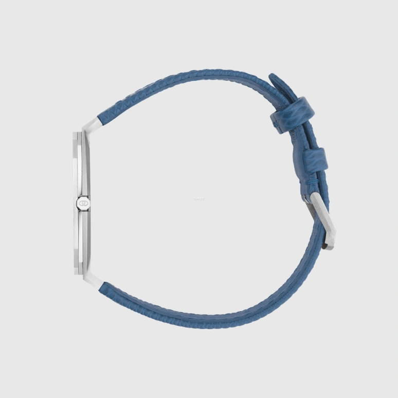 GUCCI,Gucci 25H 34mm,34mm,Stainless Steel,Silver,Quartz,Sapphire,Crystal Glass,Other,53210 I18G0 8183