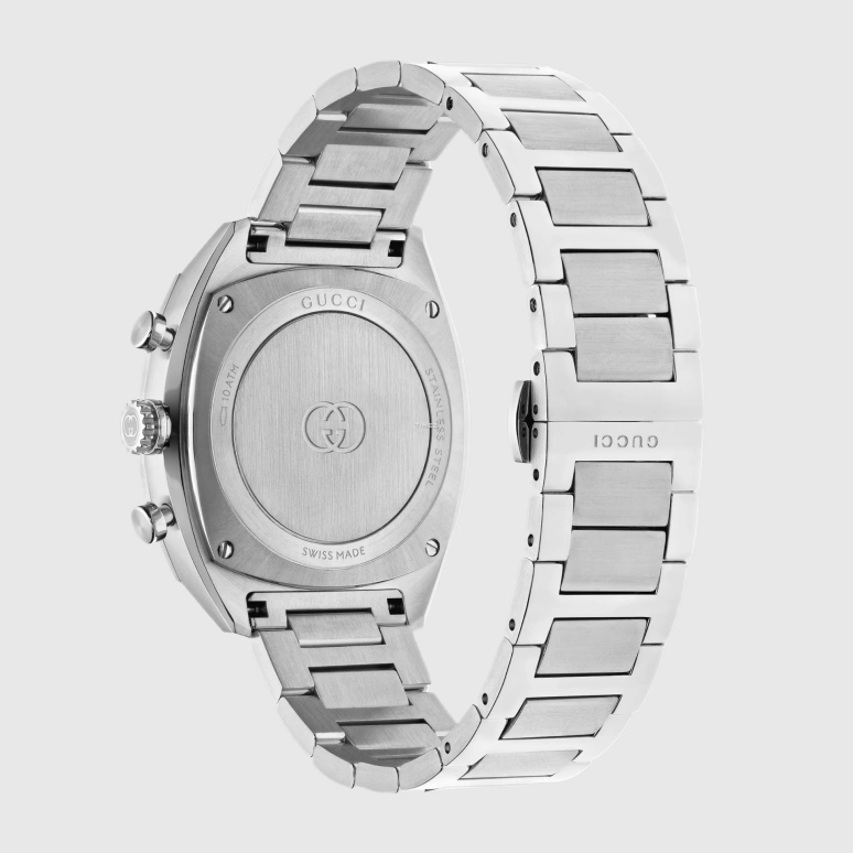 GUCCI,Interlocking 41mm,41mm,Stainless Steel,Black,Quartz,Chronograph,Sapphire,Crystal Glass,796785 I18B0 9065