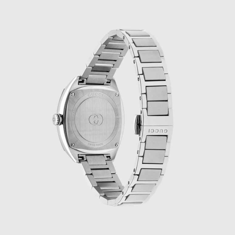 GUCCI,Interlocking 29mm,29mm,Stainless Steel,Silver,Quartz,Sapphire,Crystal Glass,Cushion,796857 I16F0 1108