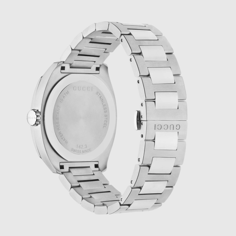 GUCCI,GG2570 41mm,41mm,Stainless Steel,Black,Quartz,Day,Sapphire,445816 I1600 1402