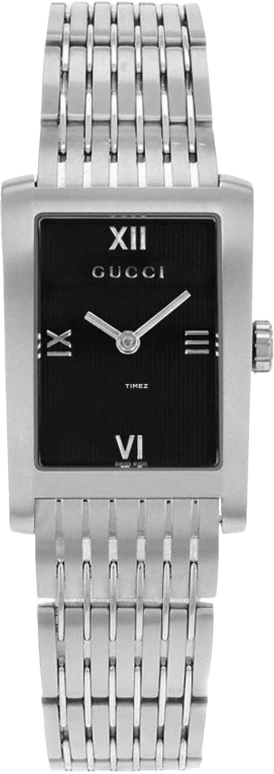 GUCCI,Gucci 23mm,23mm,Stainless Steel,Black,Quartz,Sapphire,Rectangular,YA086402