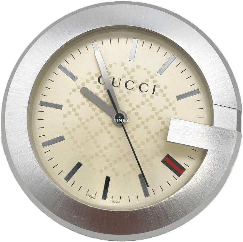 GUCCI,Gucci 100mm,100mm,Stainless Steel,Beige,Quartz,Sapphire,Round,YC210005