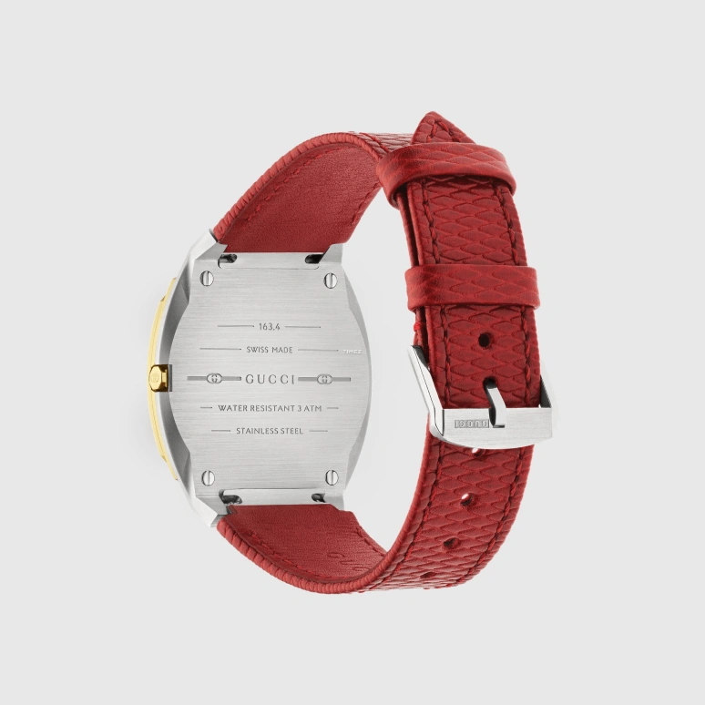 GUCCI,Gucci 25H 34mm,34mm,Stainless Steel,Gold,Quartz,Sapphire,Crystal Glass,Other,750602 IEDA0 9811