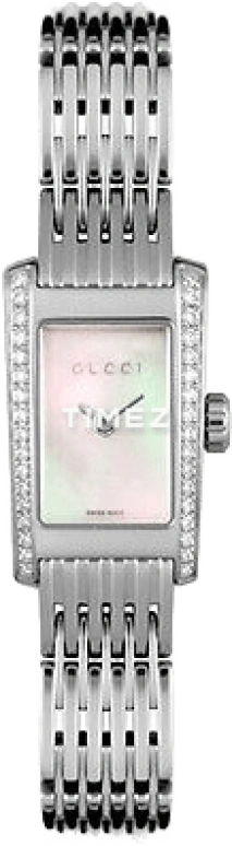 GUCCI,Gucci 16mm,16mm,Stainless Steel,Silver White,Quartz,Sapphire,Crystal Glass,Square,YA086502
