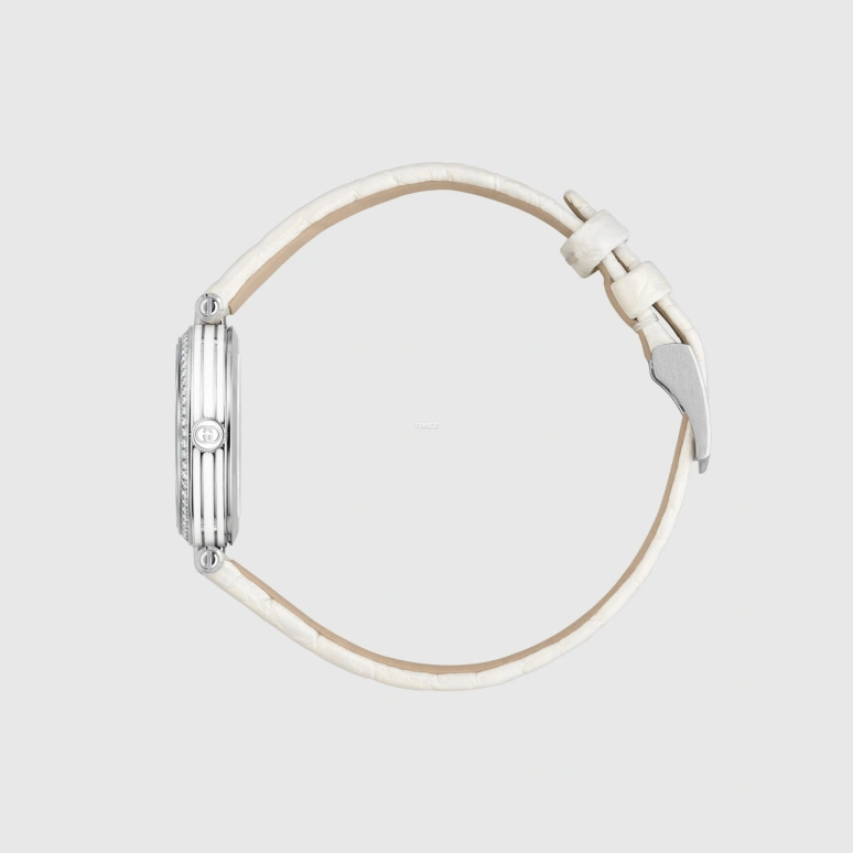 GUCCI,Model 2000 24mm,24mm,Stainless Steel,Resin,Silver,Quartz,Sapphire,Crystal Glass,Round,814047 I18X0 8759