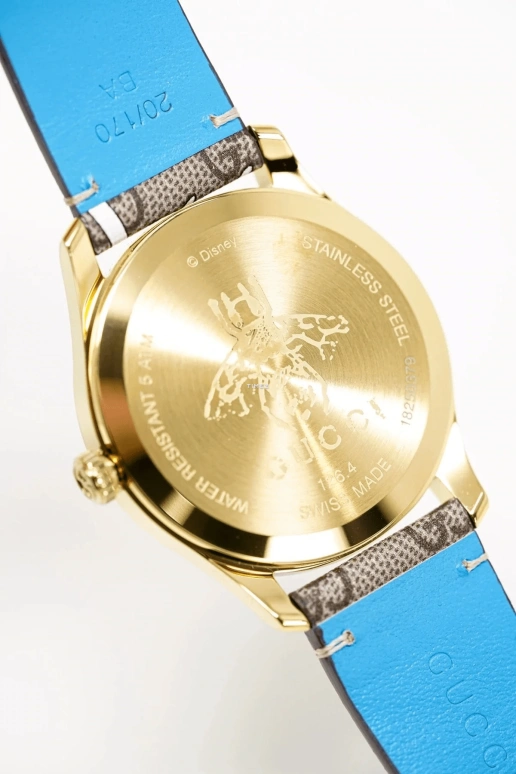 GUCCI,G-Timeless 38mm,38mm,Stainless Steel,White,Yellow,Multi-Color,Quartz,In-house Caliber,Sapphire,YA1264167
