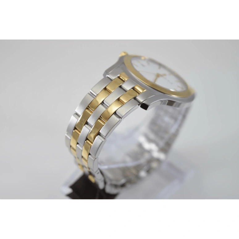 GUCCI,Gucci 42mm,42mm,Stainless Steel,Yellow Gold,White,Quartz,Day,Sapphire,Crystal Glass,YA055214