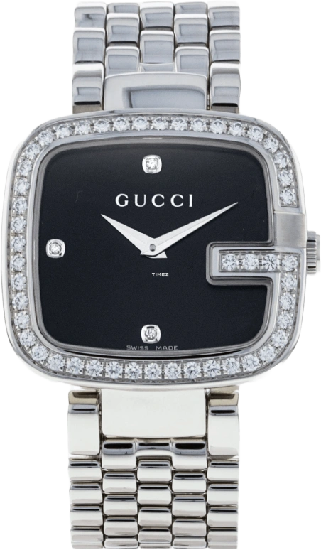 GUCCI,Gucci 33mm,33mm,Stainless Steel,Black,Quartz,YA125412