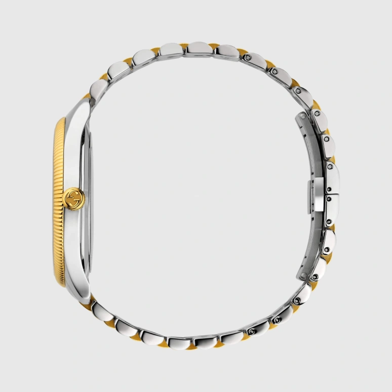 GUCCI,G-Timeless 40mm,40mm,Stainless Steel,Silver,Automatic,Sapphire,Crystal Glass,YA126356
