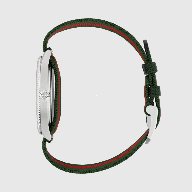 GUCCI,G-Timeless 38mm,38mm,Stainless Steel,Silver,Quartz,Day,Sapphire,Glass,808891 IDVA0 8652