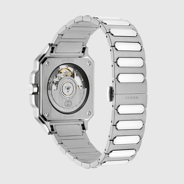 GUCCI,G-Flat 36mm,36mm,Stainless Steel,Black,Quartz,Day,Sapphire,Crystal Glass,811584 I1600 1193