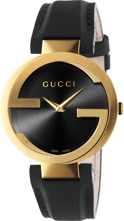 GUCCI,Interlocking 37mm,37mm,Stainless Steel,Black,Quartz,445819,445819-I86A0-9877