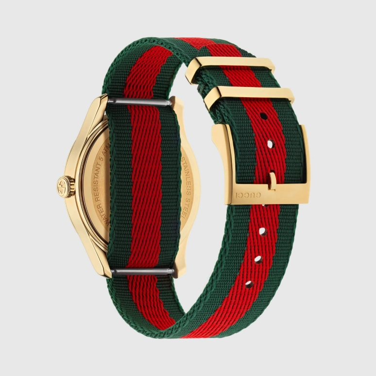 GUCCI,Le Marché des Merveilles 38mm,38mm,Stainless Steel,Red,Green,Sapphire,Closed,YA126487
