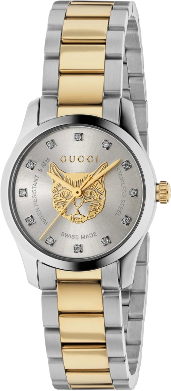 GUCCI,G-Timeless 27mm,27mm,Stainless Steel,Silver,Quartz,26280hours,Sapphire,632092 I16F0 8155