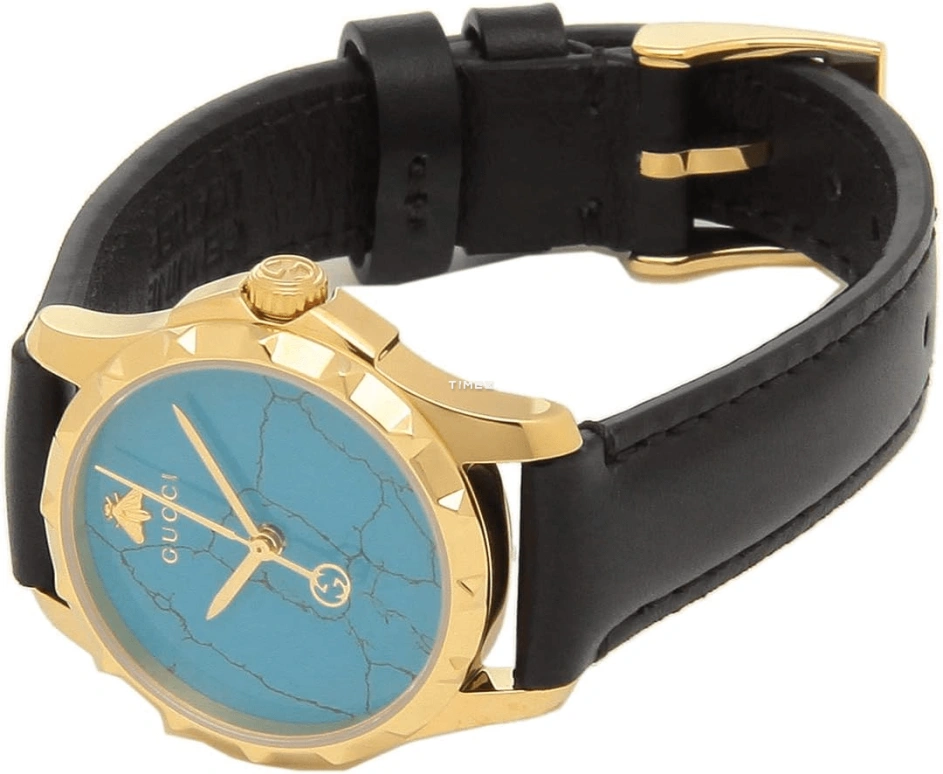 GUCCI,Gucci 27mm,27mm,Stainless Steel,Blue,Quartz,Sapphire,Crystal Glass,Round,YA126554
