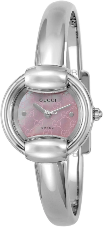 GUCCI,Gucci 25mm,25mm,Stainless Steel,Pink,Quartz,Sapphire,Round,YA014513