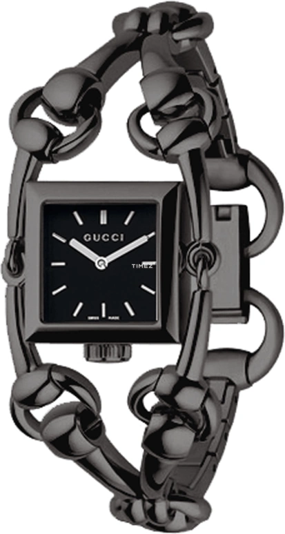 GUCCI,Gucci 20mm,20mm,Stainless Steel,Black,Quartz,Square,YA116515