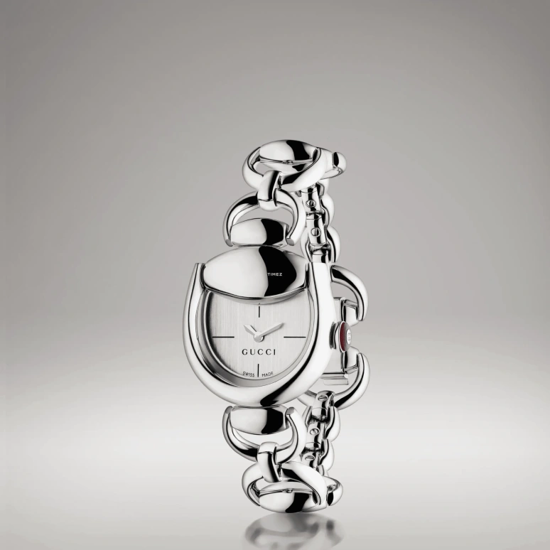 GUCCI,Horsebit 27x25mm,27x25mm,Stainless Steel,Silver,Quartz,Sapphire,Crystal Glass,Other,870471 I1600 8606