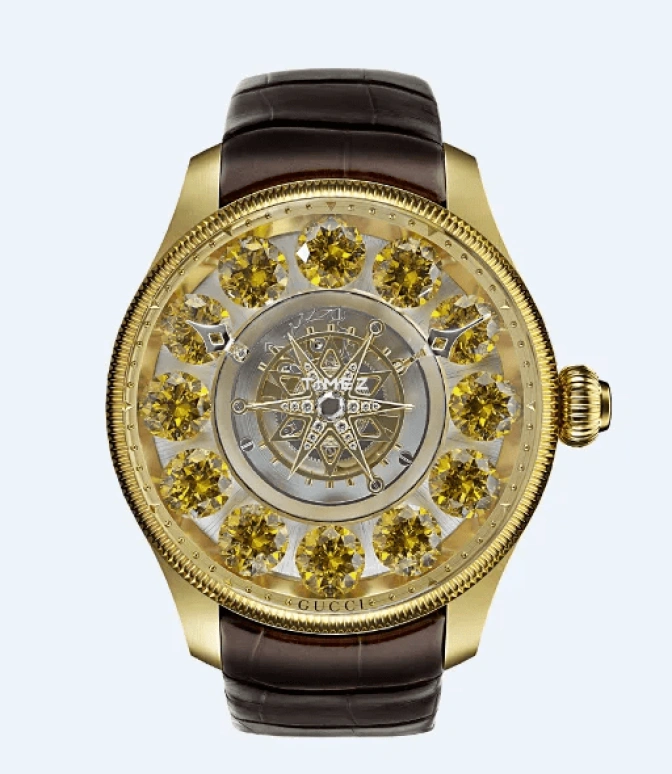 GUCCI,G-Timeless 40mm,40mm,Yellow Gold,Gold,Yellow,Handwound,Tourbillon,Sapphire,Crystal Glass,G,G-TIMELESS PLANETARIUM2