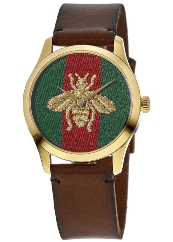 GUCCI,Le Marché des Merveilles 38mm,38mm,Stainless Steel,Red,Green,Sapphire,Closed,YA126451
