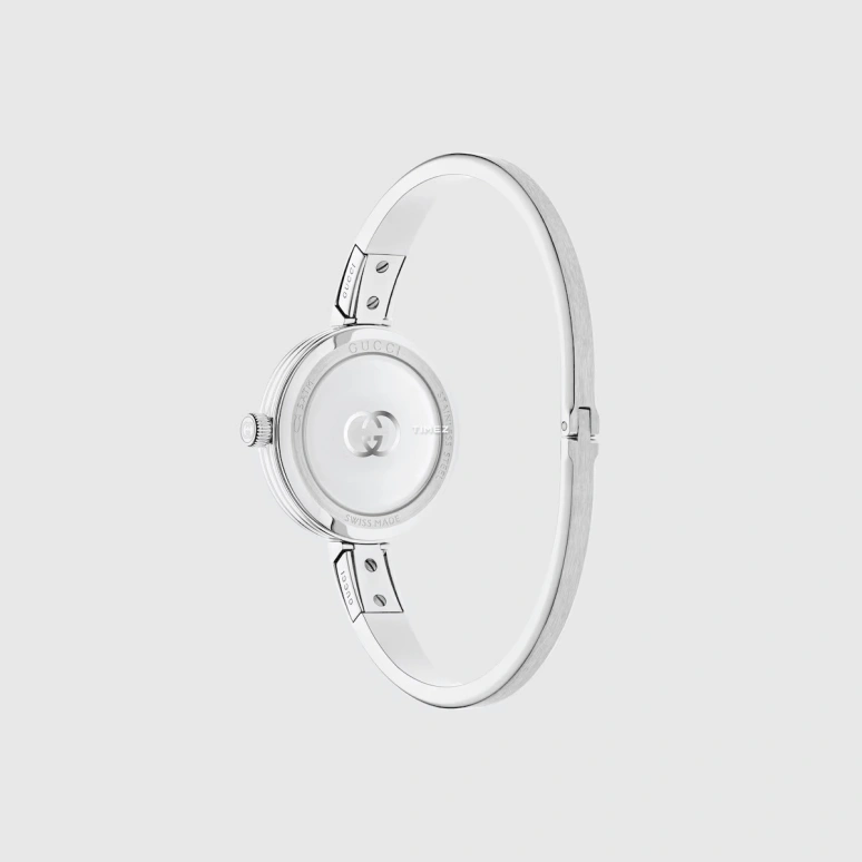 GUCCI,Model 2000 24mm,24mm,Stainless Steel,Pink,Quartz,Sapphire,Crystal Glass,Round,838987 I1600 8591