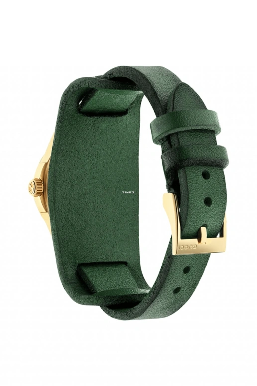 GUCCI,Gucci 27mm,27mm,Stainless Steel,Multi-Color,Green,Red,Quartz,Sapphire,Crystal Glass,Round,YA126545
