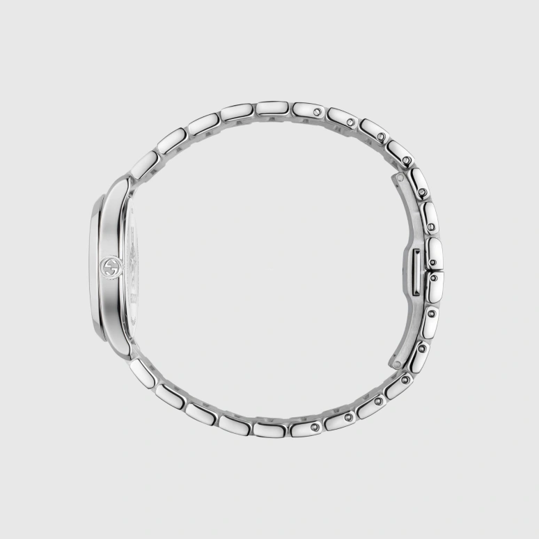 GUCCI,G-Timeless 27mm,27mm,Stainless Steel,Silver White,Hardlex,Closed,YA126572