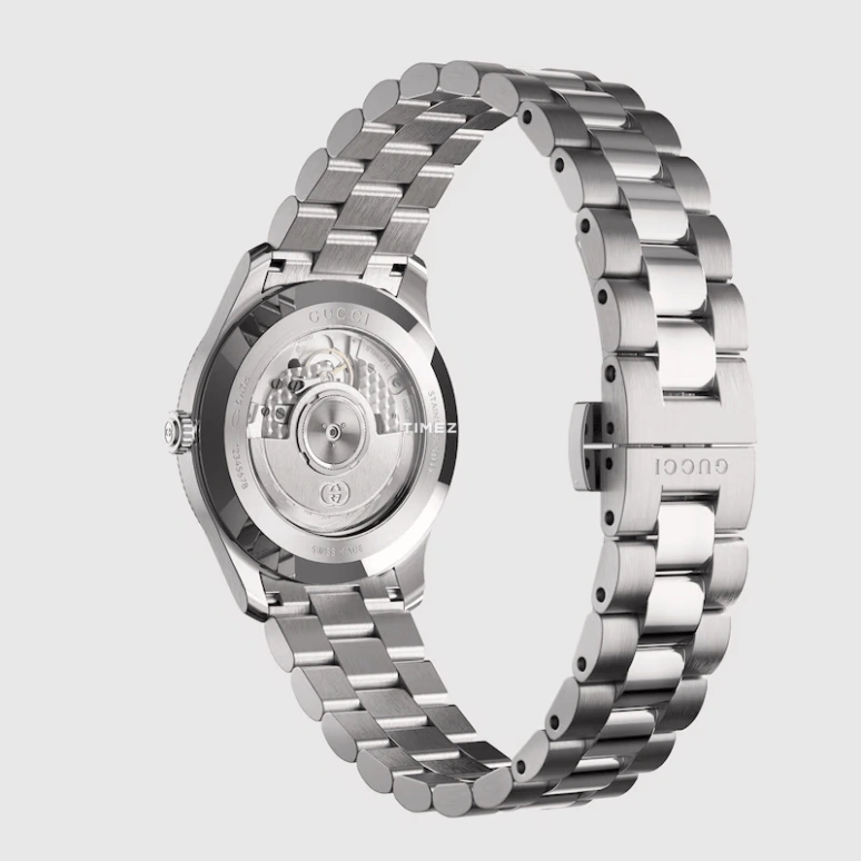 GUCCI,G-Timeless 40mm,40mm,Stainless Steel,Black,Automatic,Sapphire,Crystal Glass,Round,783396 I1600 9065