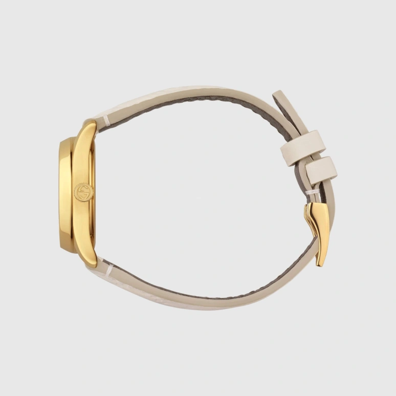 GUCCI,G-Timeless 27mm,27mm,Stainless Steel,Cream,Quartz,Hardlex,Round,YA126580