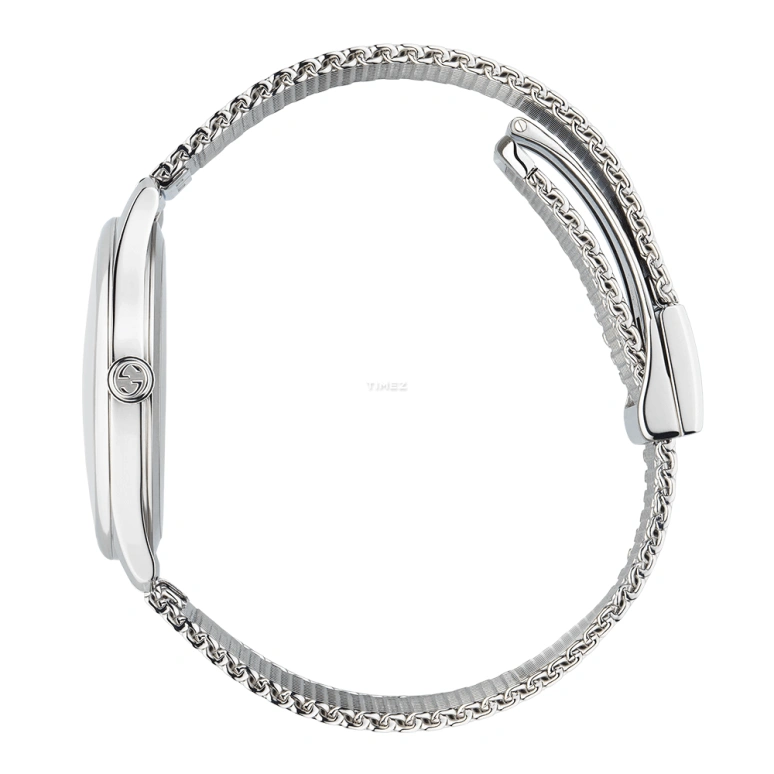 GUCCI,G-Timeless 36mm,36mm,Stainless Steel,White,Quartz,Day,Sapphire,YA1264094