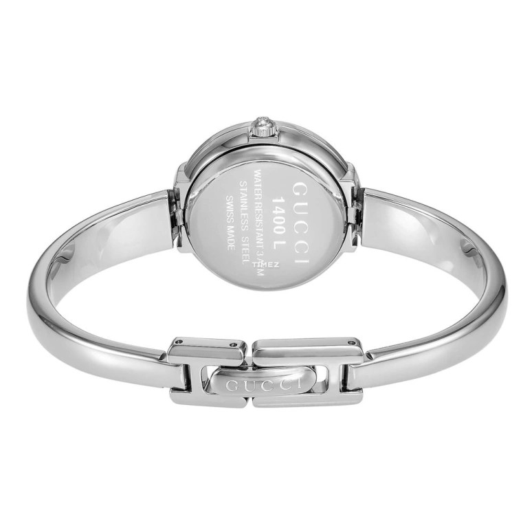GUCCI,Gucci 25mm,25mm,Stainless Steel,Pink,Quartz,Sapphire,Round,YA014513