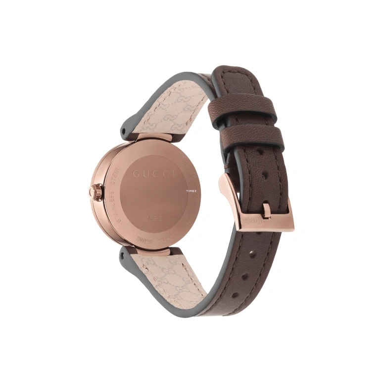 GUCCI,Interlocking 29mm,29mm,Stainless Steel,Coffee,Quartz,Sapphire,Round,YA133504