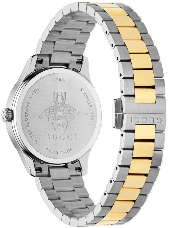 GUCCI,Gucci 32mm,32mm,Stainless Steel,Silver,Automatic,Sapphire,Round,704392ICAA0 9812