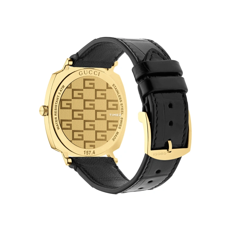 GUCCI,Gucci 38mm,38mm,Stainless Steel,Gold,Quartz,Day,Sapphire,705964 ICBA0 8462
